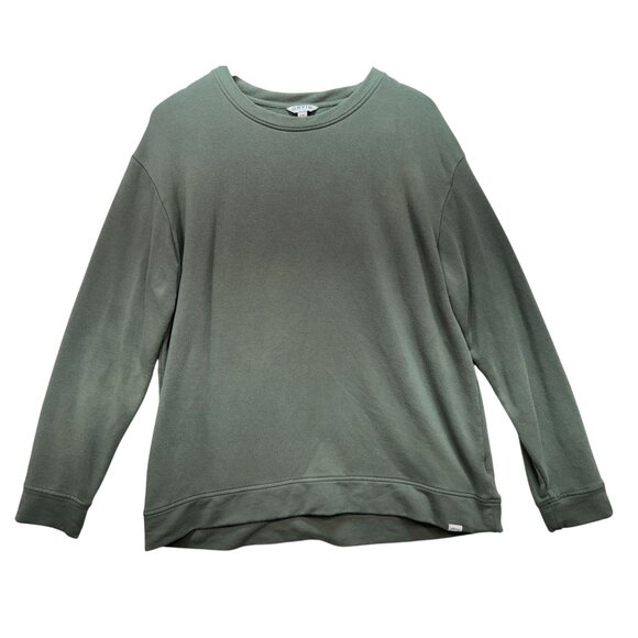Orvis Mens Long Sleeve Pullover Sweatshirt Size L Sage Green Classic Activewear - Picture 1 of 10